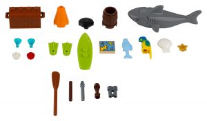 accessoires nautiques lego 40341 xtra