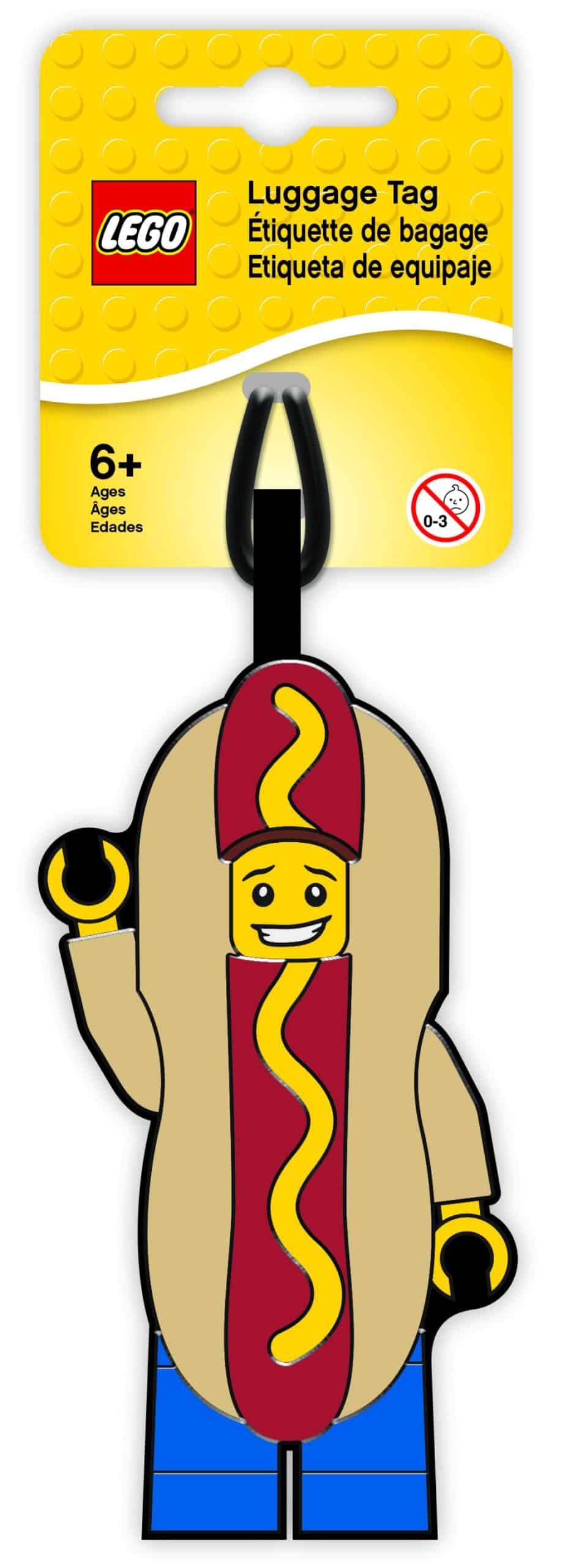 etiquette de bagage homme hot dog lego 5005582 scaled