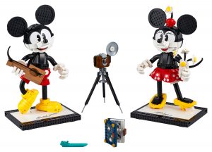 lego 43179 personnages a construire mickey mouse et minnie mouse