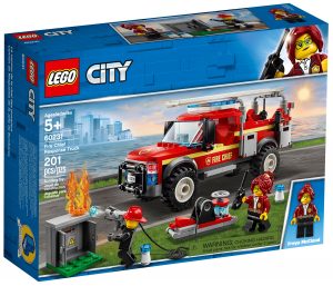 lego 60231 le camion du chef des pompiers