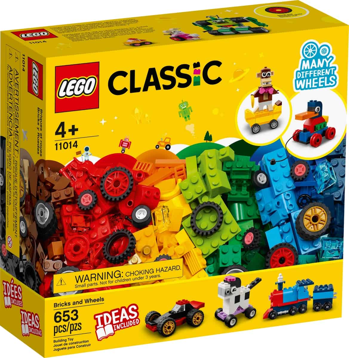 lego 11014 briques et roues