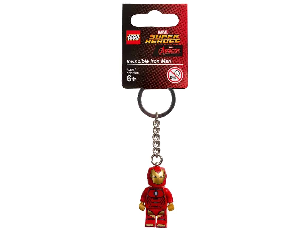 porte cles invincible iron man lego 853706 marvel super heroes